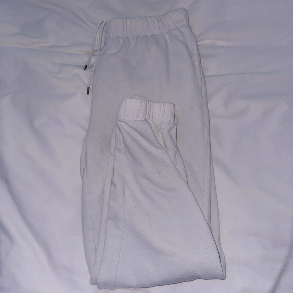 women’s white S cotton on sweatpants